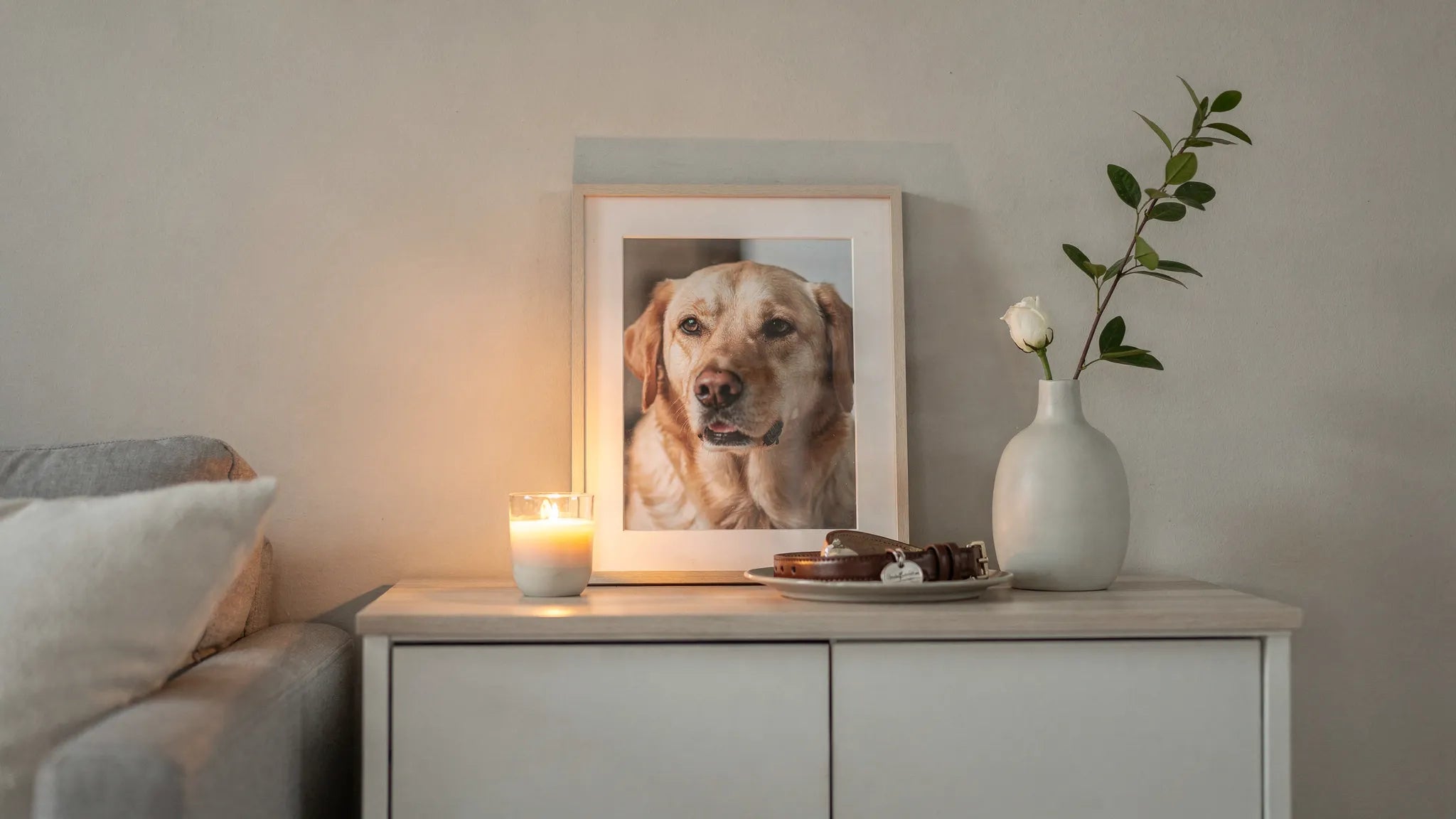 Erinnerung an verstorbenen Hund: Würdige Ideen für zuhause