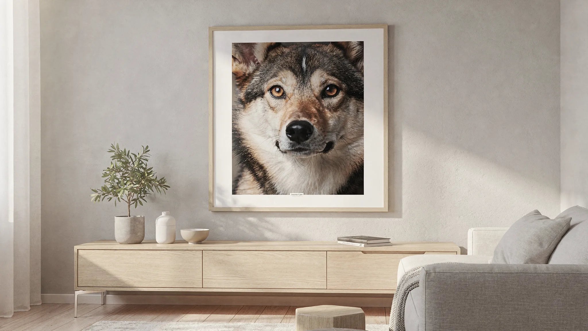 Poster drucken mit Rahmen: Papier, Passepartout, Glas erklärt