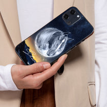Coque de téléphone personnalisée avec portrait – Style Lune 