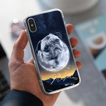 Coque de téléphone personnalisée avec portrait – Style Lune 