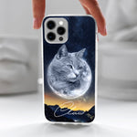 Coque de téléphone personnalisée avec portrait – Style Lune 