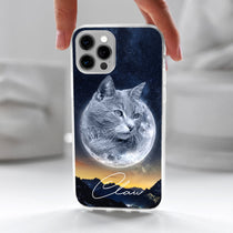 Coque de téléphone personnalisée avec portrait – Style Lune 