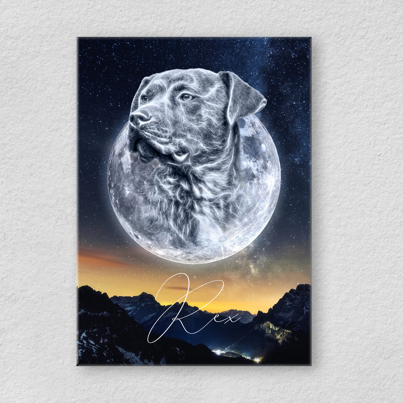 Portrait personnalisé - Style Lune 