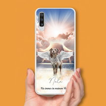 Coque de téléphone personnalisée avec portrait – Style ange céleste