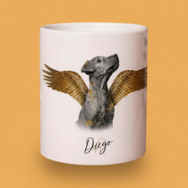 Mug personnalisé avec portrait – Style Ange d'or