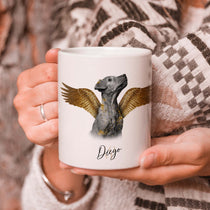 Mug personnalisé avec portrait – Style Ange d'or