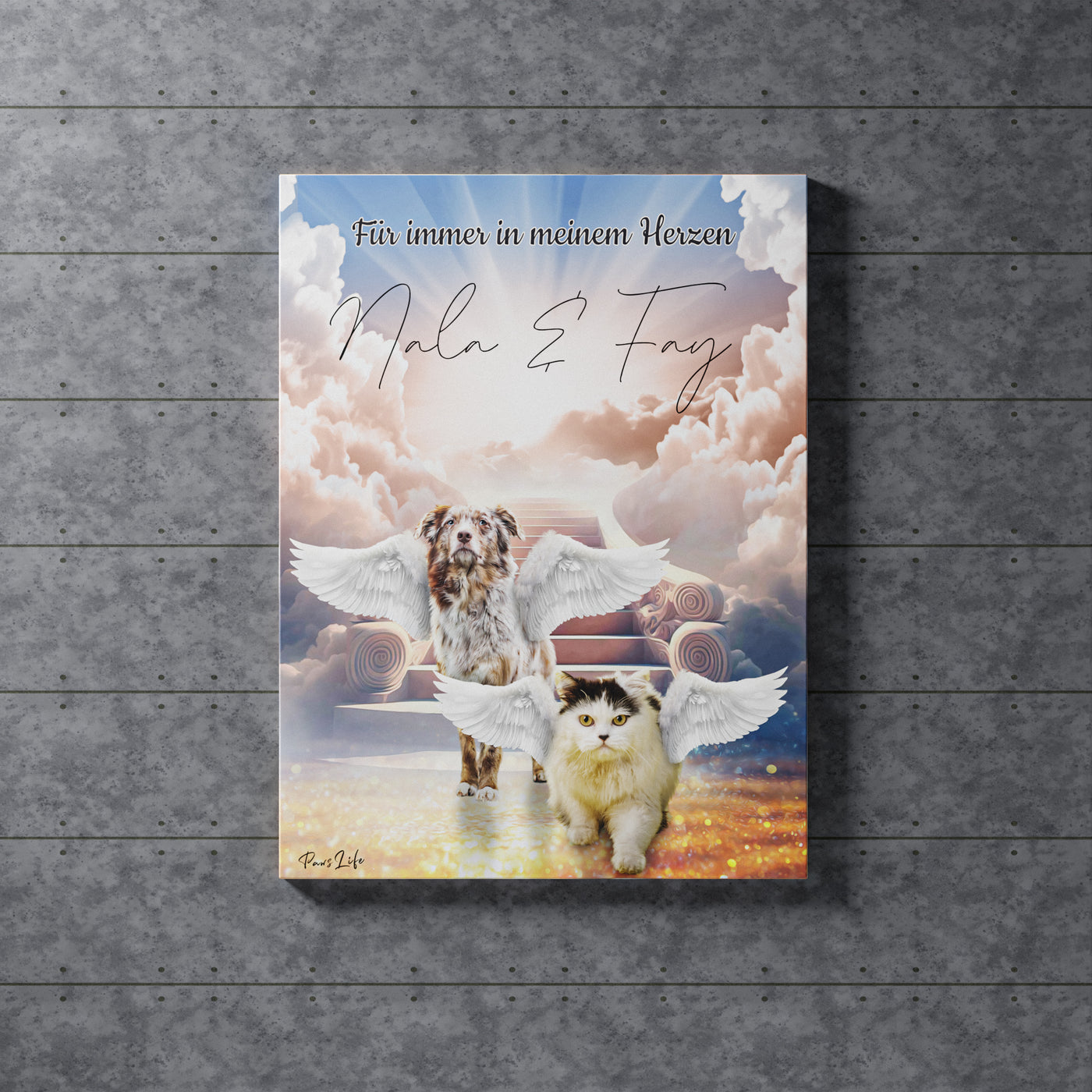 Portrait personnalisé - Style ange céleste 